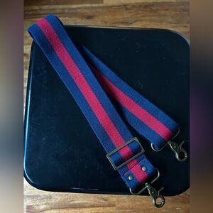 NWOT Parker Thatch Striped Adjustable Crossbody Strap